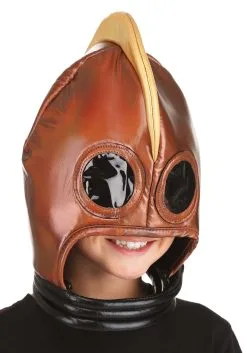 Elope Retro Robot Bronze Costume Helmet -Scarves Sales 2023 retro robot helmet alt 3 upd