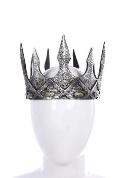 Role Party Silver Royal Costume Crown