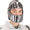 Elope Silver Knight Soft Costume Helmet Accessory -Scarves Sales 2023 silver knight plush helmet