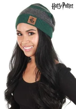 Elope Slytherin Heathered Knit Warm Beanie