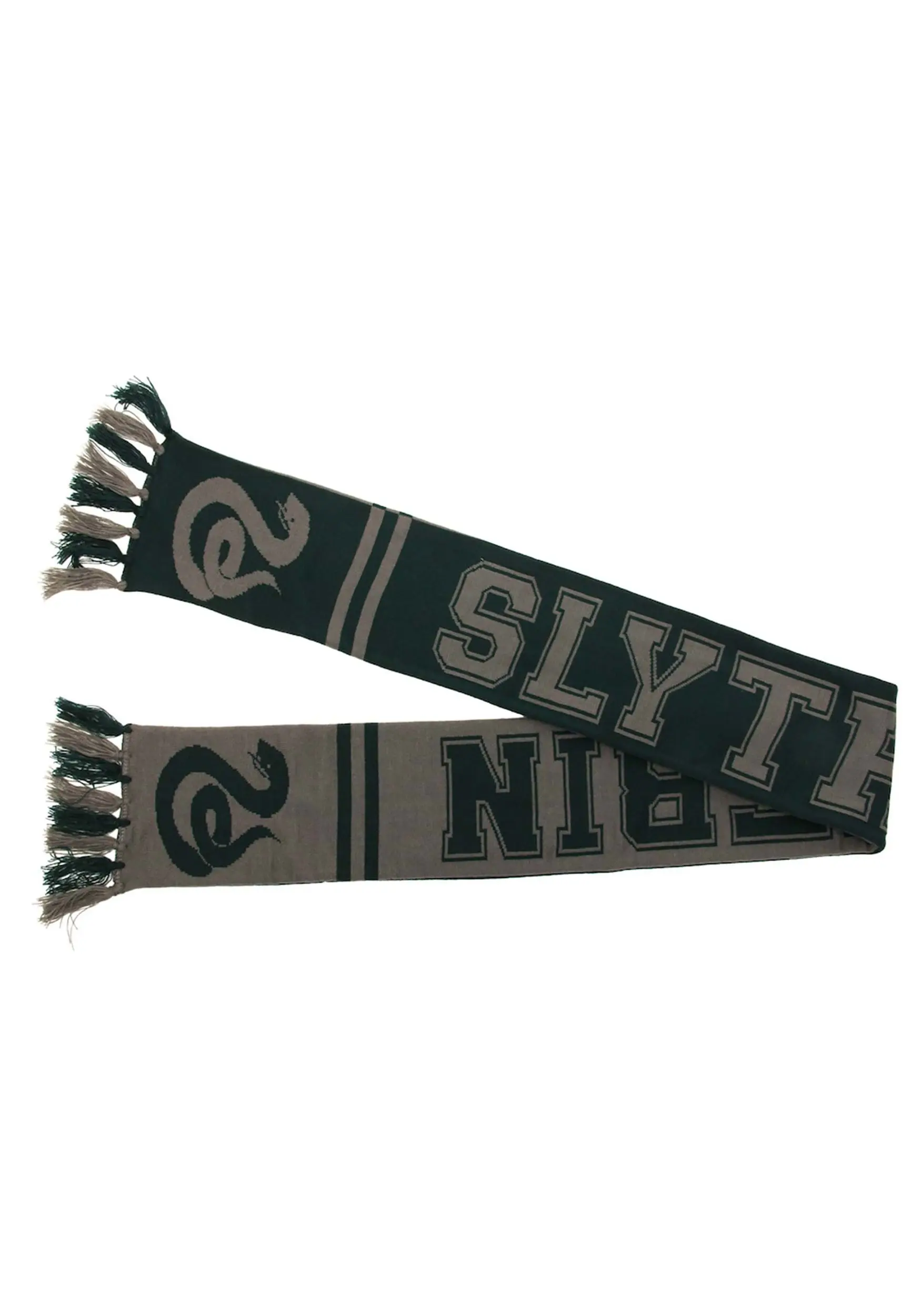 Elope Slytherin Reversible Winter Knit Scarf 5 Elope Slytherin Reversible Winter Knit Scarf - Image 3