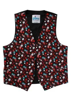 Elope The Cat In The Hat Pattern Vest & Bow Tie Kit -Scarves Sales 2023 the cat in the hat pattern vest bow tie kit alt 6