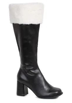 Ellie Mrs. Claus Gogo Fur Topped Boots For Women