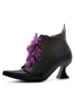 Ellie Womens Lace Up Witch Shoes