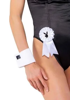 Roma Women's Playboy Bunny Black And White Accessory Kit -Scarves Sales 2023 womens playboy black accessory kit alt 2