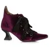 Ellie Purple Velvet Witch Booties For Women -Scarves Sales 2023 womens purple velvet witch bootie