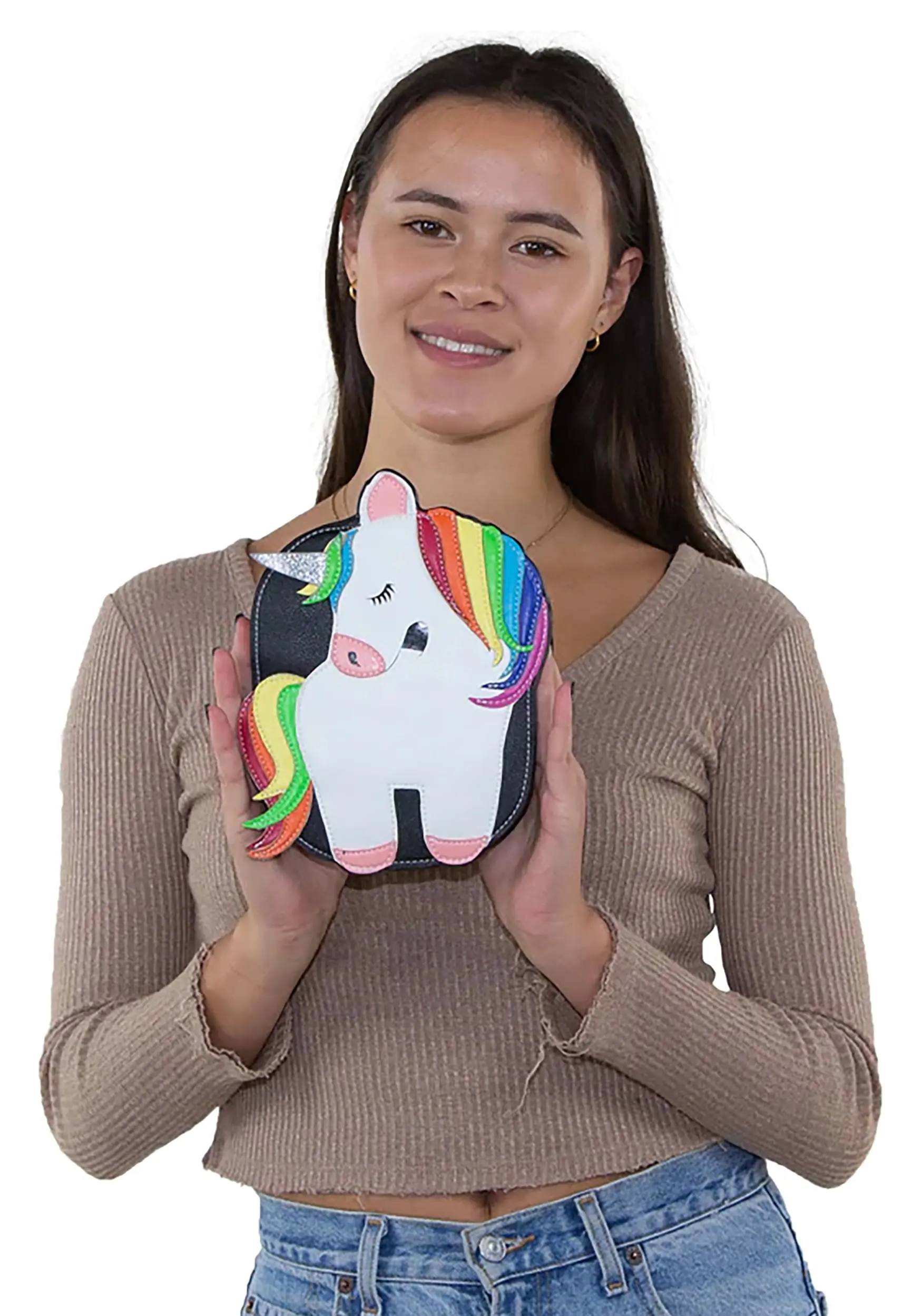 Comeco Women's Rainbow Unicorn Costume Purse 6 Comeco Women's Rainbow Unicorn Costume Purse - Image 4