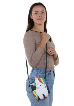 Comeco Women's Rainbow Unicorn Costume Purse 12 Comeco Women's Rainbow Unicorn Costume Purse -Scarves Sales 2023 womens rainbow unicorn purse alt 4