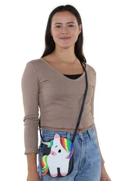 Comeco Women's Rainbow Unicorn Costume Purse 13 Comeco Women's Rainbow Unicorn Costume Purse -Scarves Sales 2023 womens rainbow unicorn purse alt 5