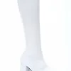 Ellie Women's White Gogo Costume Boots -Scarves Sales 2023 womens white gogo boots